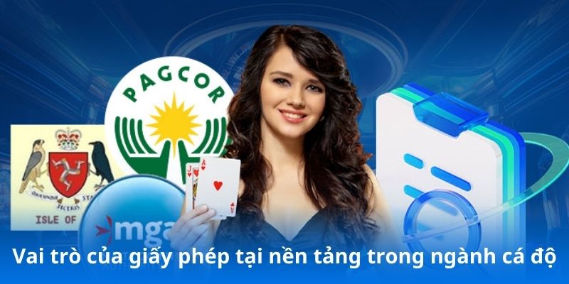 Vai trò của giấy phép tại nền tảng trong ngành cá độ